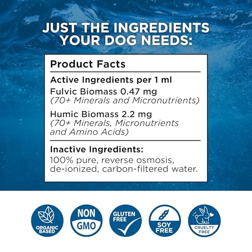 Image of Beam Minerals Complete Canine Multi-Minerals | Full-Spectrum Minerals for Dogs | Contains Humic & Fulvic Acid | 4 fl Oz