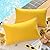 Phantoscope Pack of 2 Outdoor Waterproof Solid Throw Decorative Pillow Cover Decorative Square Outdoor Pillows Cushion Case Patio Pillows for Couch Tent Sunbrella, Yellow 12x20 inches 30x50 cm
