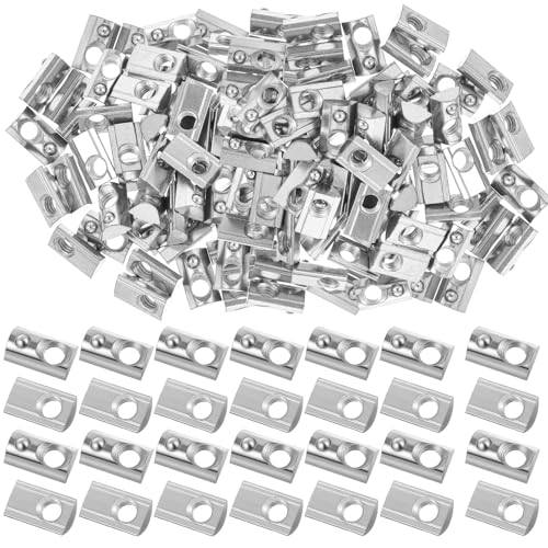 Yaocom 400 Pcs 4040 Series M8 T Nuts Half Roll in Spring