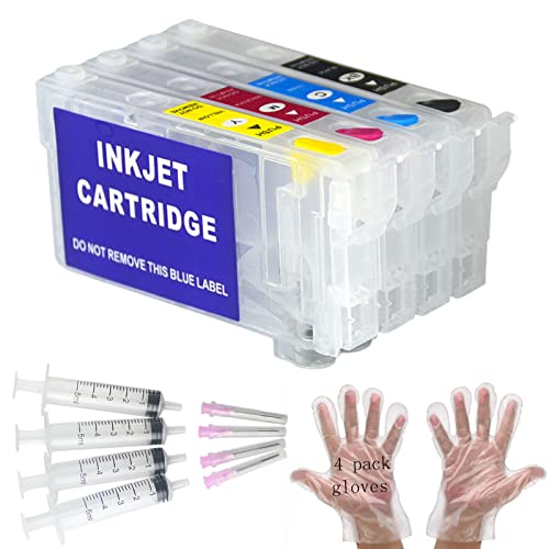 Cartouches d'encre sans puce T812 rechargeables à grande capacité pour série WF-4820