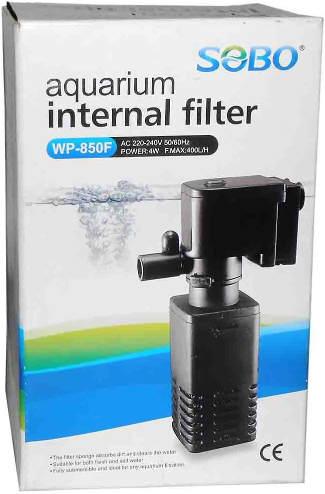 SOBO WP-850F Aquarium Internal Filter (Rust Resistant, Pack of 1)