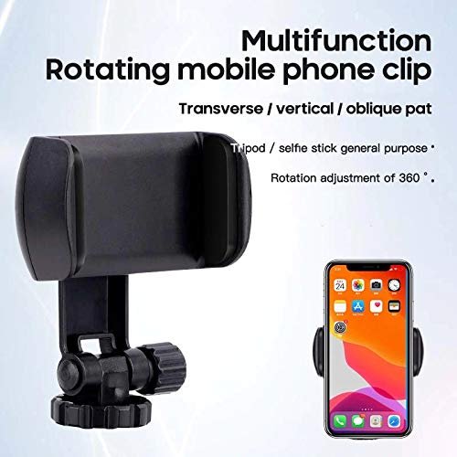 Image of BKN 360 Universal Multi Functional Mobile Holder Clip for Mobile Camera Holder and Tripod Holder - Black