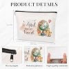 Travel Gifts for Women Unique Makeup Bag Best Gifts for People Who Travel, Gifts for International Travelers, Travel Cosmetic Bag for Best Friends