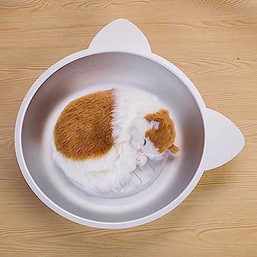 ＫＬＫＣＭＳ de alumínio para de gato de estimação de verão para decoração de casa com formato côncavo e,