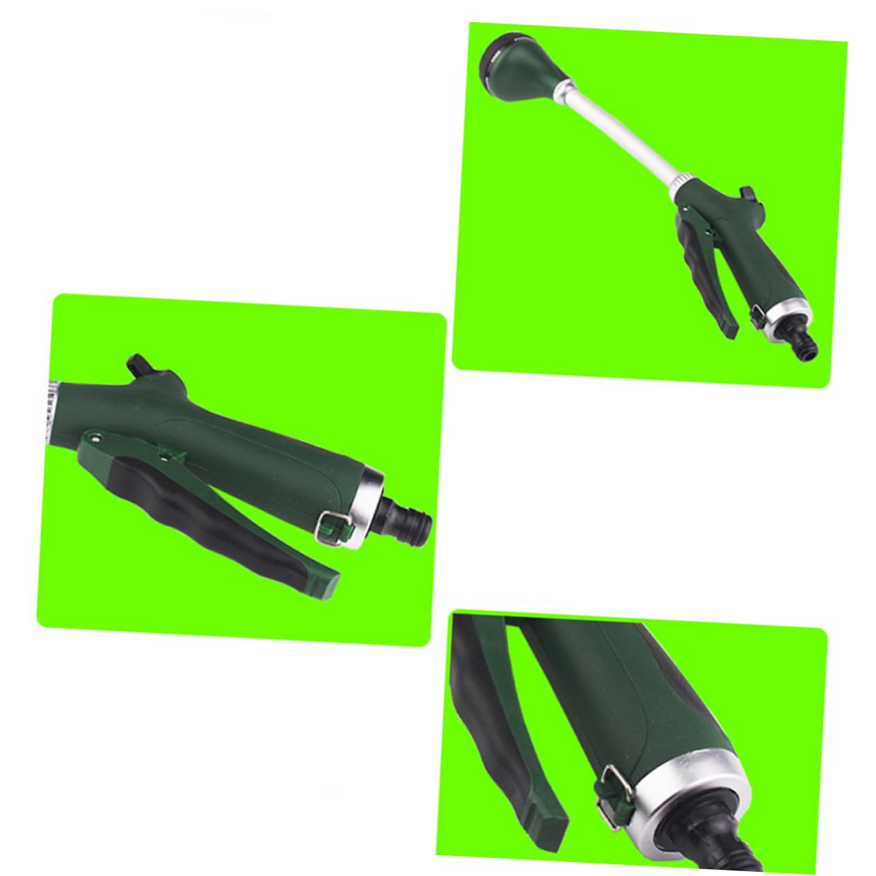 TOYANDONA 3 Pièces Pulvérisateur de Jardin Réglable Longue Tige Outil Arrosage Multi Usage pour Jardinage Lavage de Nettoyage Accessoire Pratique Vert