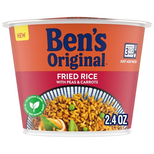 BEN'S ORIGINAL Fried Rice Single Serve Cup, Snack or Side, Microwave in 3.5...