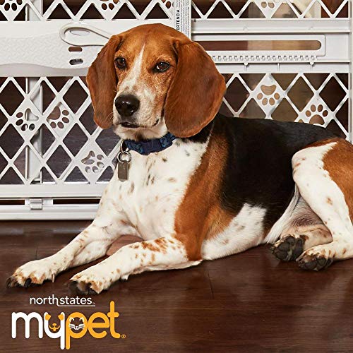 Mypet 8871 North States Paws Portable Pet Gate: 26-40 Inch Wide. Pressure Mount. No Tools Needed. Made In Usa. Dog Gate 23 Inch Tall thumb #6