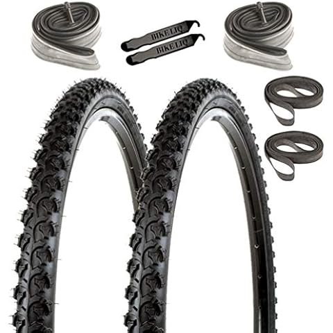 Sun-Lite K831 Alpha Bite A-Bite Black OEM Mountain Bike Tire Bundle 26 x 1.95 Cover