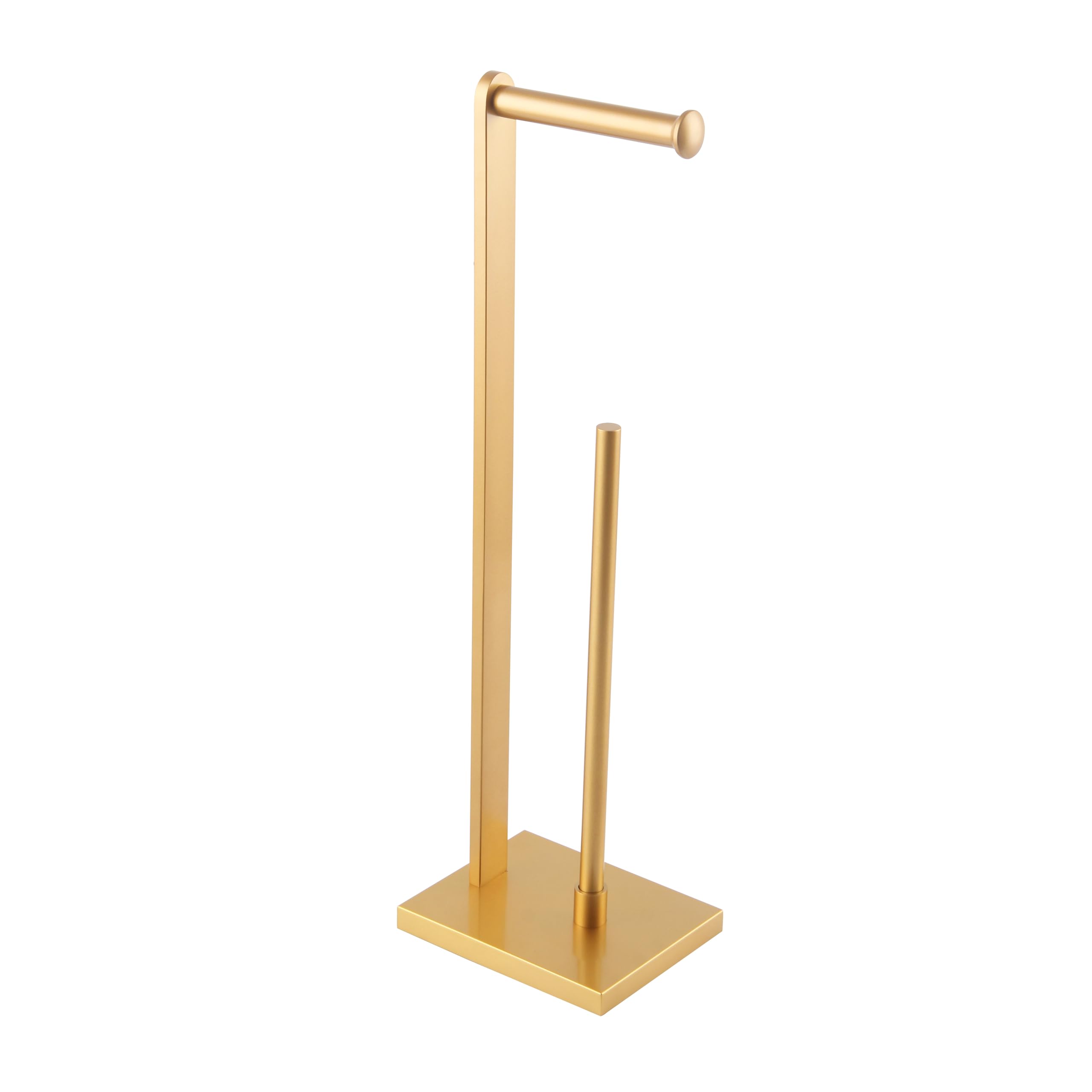 GERZWY Portarrollos de papel higiénico dorado con soporte de acero inoxidable SUS 304, moderno soporte para toallas de papel