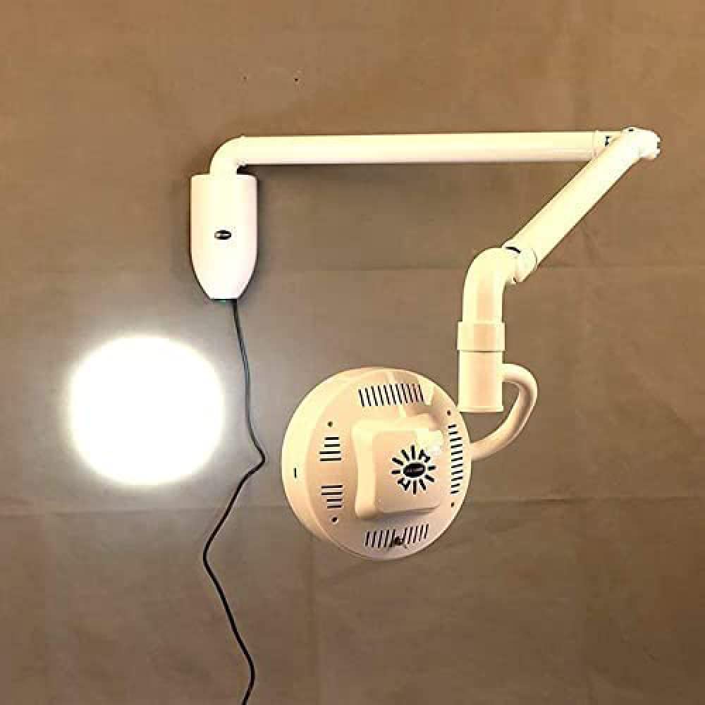 Lampe chirurgicale sans Ombre, lumière d'examen Dentaire médicale à LED, Rotation à 360 ° 30 W à Suspendre au Mur LED lumière Froide sans Ombre chirurgicale pour Tatouage Animal de Compagnie