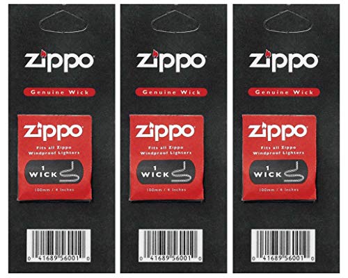 3 x original de Zippo la mecha/Wick eysee!