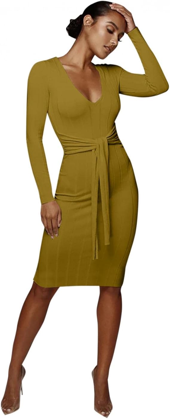 Amazon Co Jp ワンピース レディース 春秋 きれいめ カジュアルワンピース お洒落 ドレス レディース 発表会 タイトワンピース 長袖 ロング パーティードレス クラブドレス 韓国 Riguna ファッション 無地 ワンピース 膝丈 長袖 Vネック 冬 通勤 デート 服 Amazon Co Jp ワンピース レディース 春秋 きれいめ カジュアルワンピース お洒落 ドレス レディース 発表会 タイトワンピース 長袖 ロング パーティードレス クラブドレス 韓国 Riguna ファッション 無地 ワンピース 膝丈 長袖 Vネック 冬 通勤 デート 服