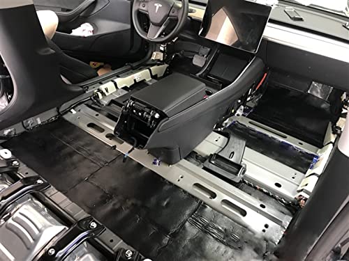 Zijmat Thermal Acoustic Composite Insulation Mat Self-Adhesive, Auto Sound Heat Shield, Basic Car Vinyl Sound Deadening Materials Mate Kits #TOP5