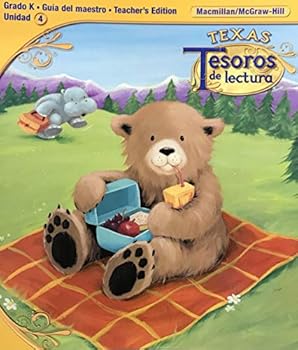 Spiral-bound Tesoros de Lectura Texas Grade K Unit 4 Book