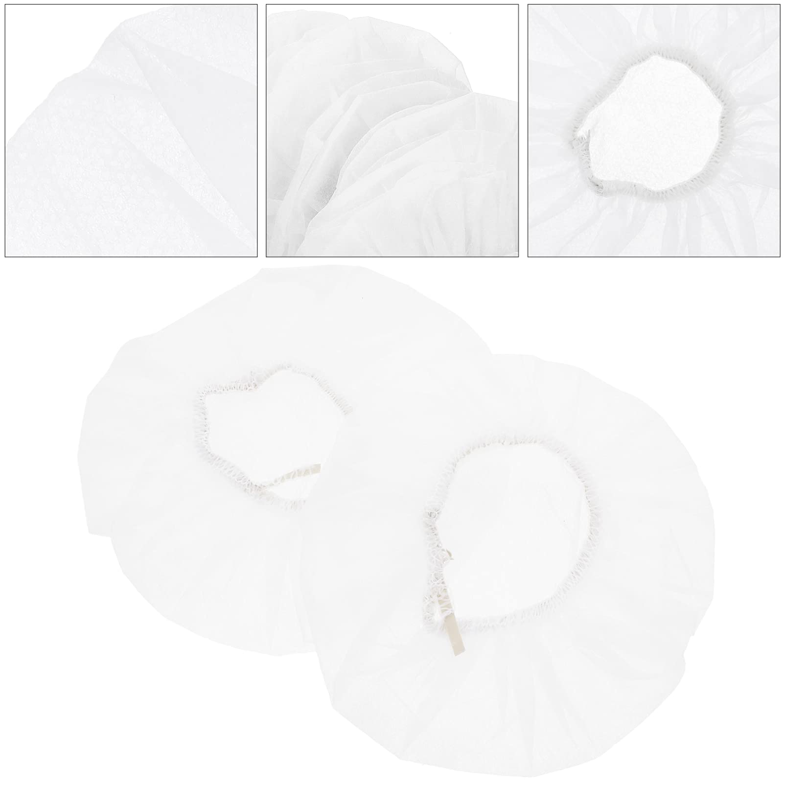 Milisten 100Pcs Disposable Headset Ear Covers Non Woven Sanitary Headphone Ear Covers Washable Super Stretch Covers Fit for Most Ear Headphones - Image 4