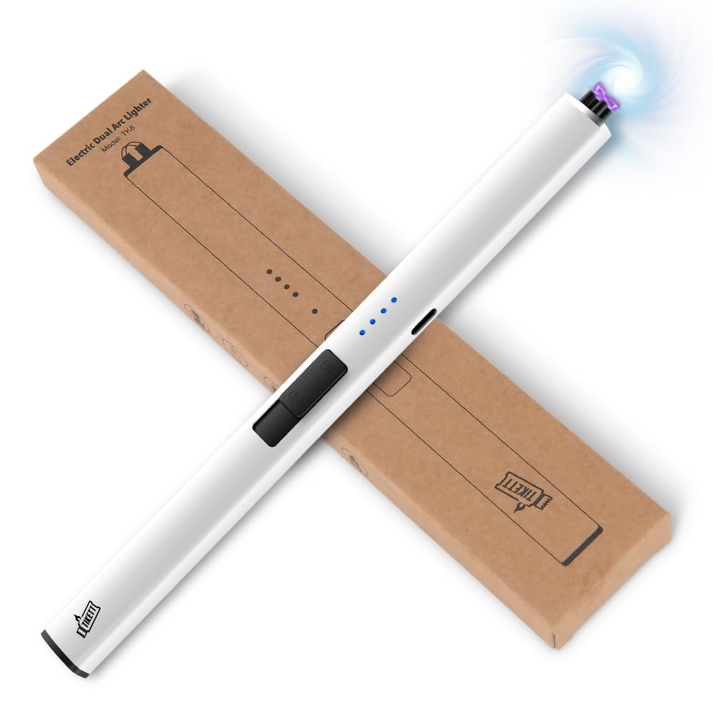 Encendedor de velas recargable USB, encendedor eléctrico de arco largo libre de llama y gas