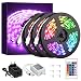 Onforu 50ft RGB LED Strip Lights Kit, 15m Flexible Color Changing Lights Strip, 450 Units 5050 RGB LED Rope Lights with 24V Power Supply for Party, Living Room, Non-Waterproof