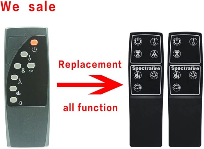 Control remoto de repuesto HCDZ para chimenea eléctrica Twin-Star miniatura 2