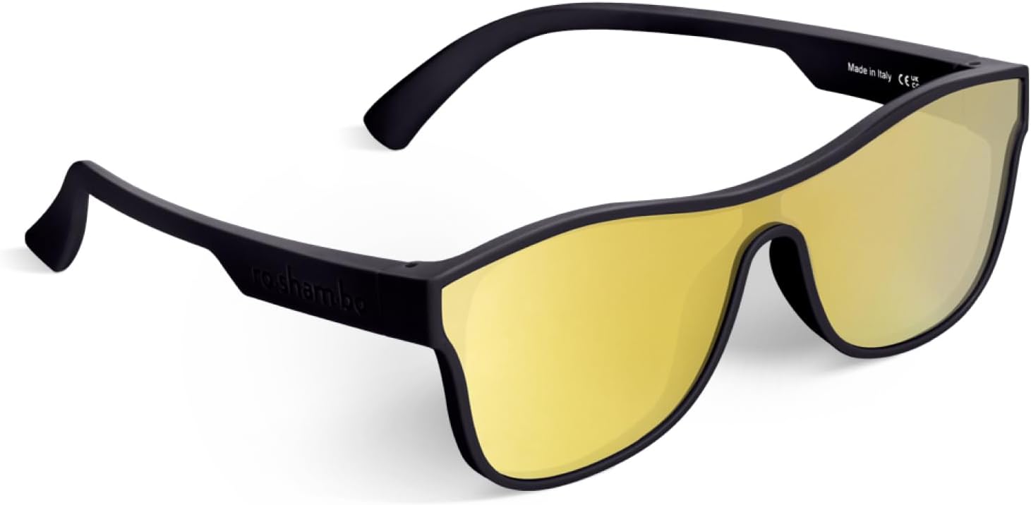 ROSHAMBO Unbreakable Kids Sunglasses - Italian Made Flexible Frames Polarized UV Protection - Girls and Boys