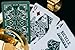 Bicycle Jacquard Premium Playing Cards, Silver and Emerald Green, 1 Deck