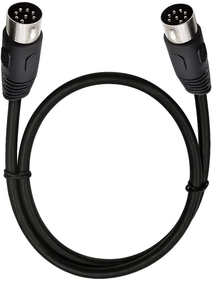 8 Pin Din Male to Male Speaker Extension Converter Adapter Cable Suitable for Most Range of Audio Systems and Televisions. (8pin Din Male to Male 3.2Ft/1m)