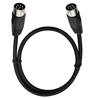 8 Pin Din Male to Male Speaker Extension Converter Adapter Cable Suitable for Most Range of Audio Systems and Televisions Male to Male 3.2Ft/1m