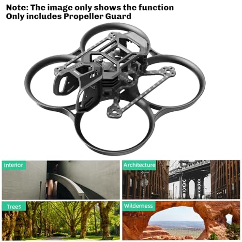 Protector de hélice Pavo20 Pro II y anillo anticolisión anticaídas para drones de carreras 4