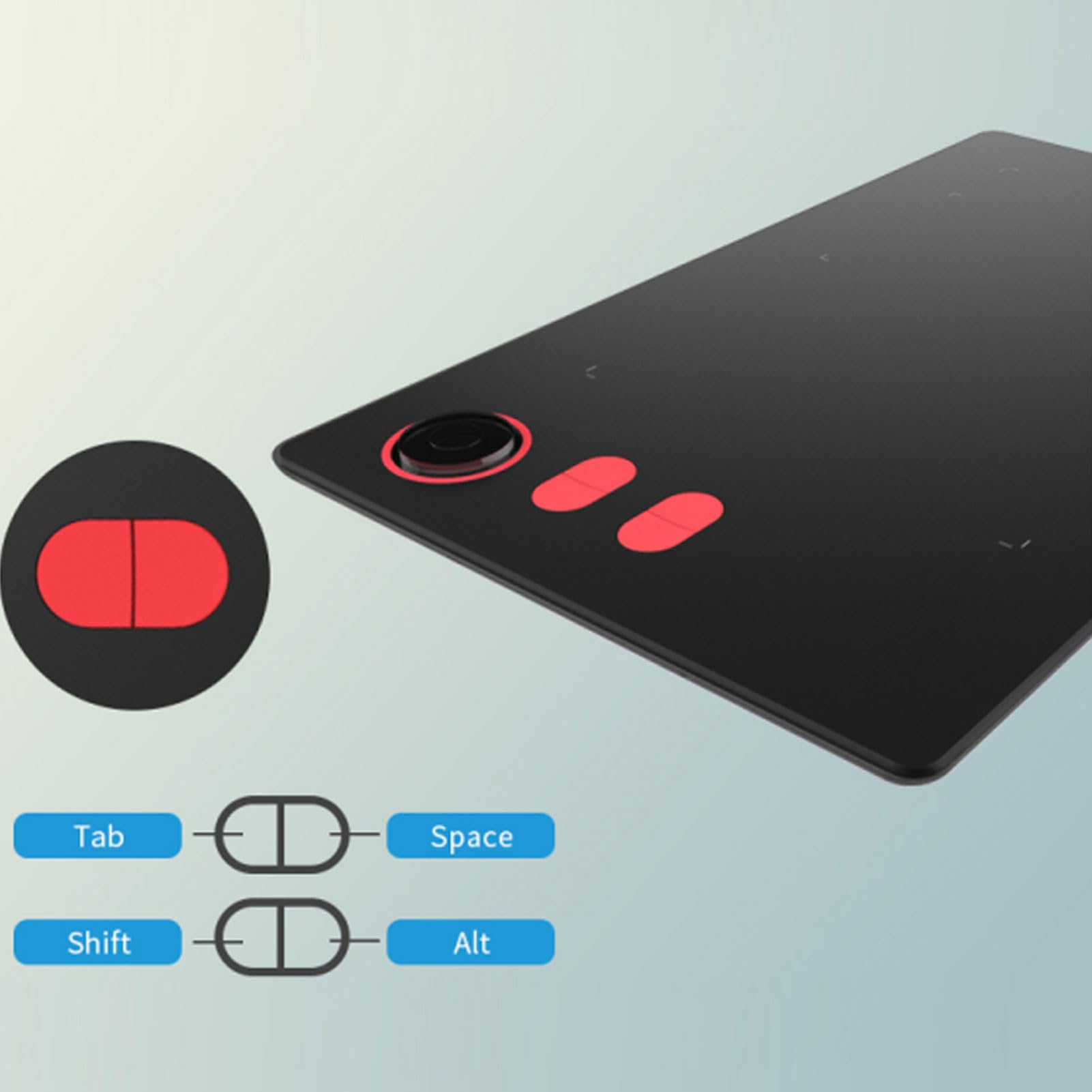 Tablet tablet tablet da disegno grafico 8.4x5.7in tablet artistico da disegno digitale con 8192 livelli batteria libera stilo per animazione per la finestra