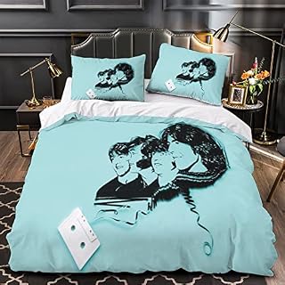 The Beatles Ensemble De Literie Groupe de Rock Housse De Couette 3D Rock ‘n’ Roll Thème Housse De Couette Microfibre… - Les Beatles, Paul McCartney, John Lennon, RIngo Starr, George Harrison The Beatles Ensemble De Literie Groupe de Rock Housse De Couette 3D Rock 'n' Roll Thème Housse De Couette Microfibre… – Image 3