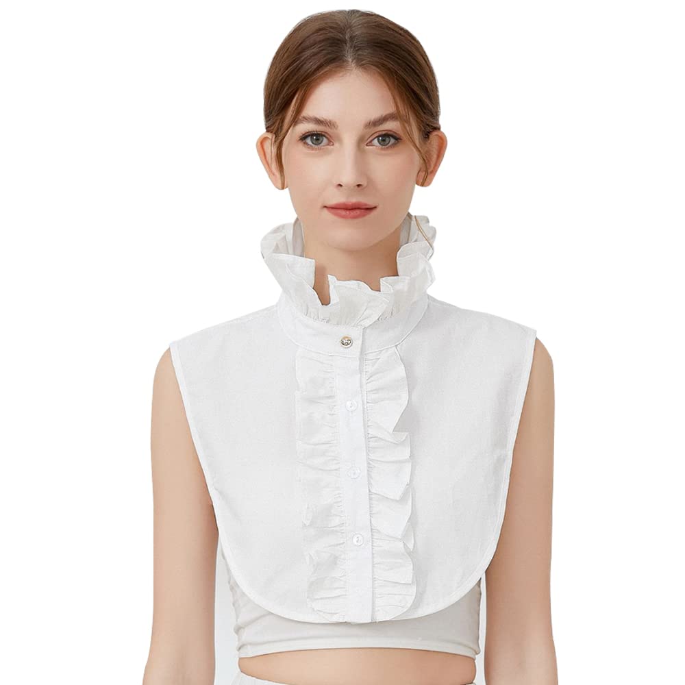 ORGUE Stripe frill collar blouse【Gray】 Goldie Top In Striped Satin For Women | J.Crew