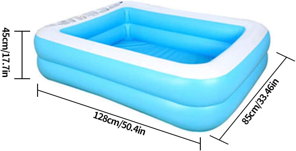 Inflatable Swimming Pool Thickened wear - Resistant Paddling Pool Children and Adults Home Swimming Supplies (11x88x33厘米)