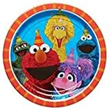 Amscam Elmo Lunch Plate, Multicolor