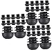 SOLUSTRE 90 Pcs Ball Plug Furniture Protectors Metal Chair Leg Caps Tubing Cap Chair Leg Plugs End Insert for Furniture Chair Rubber Leg Caps Plastic End Caps Boots Pp Stainless Steel