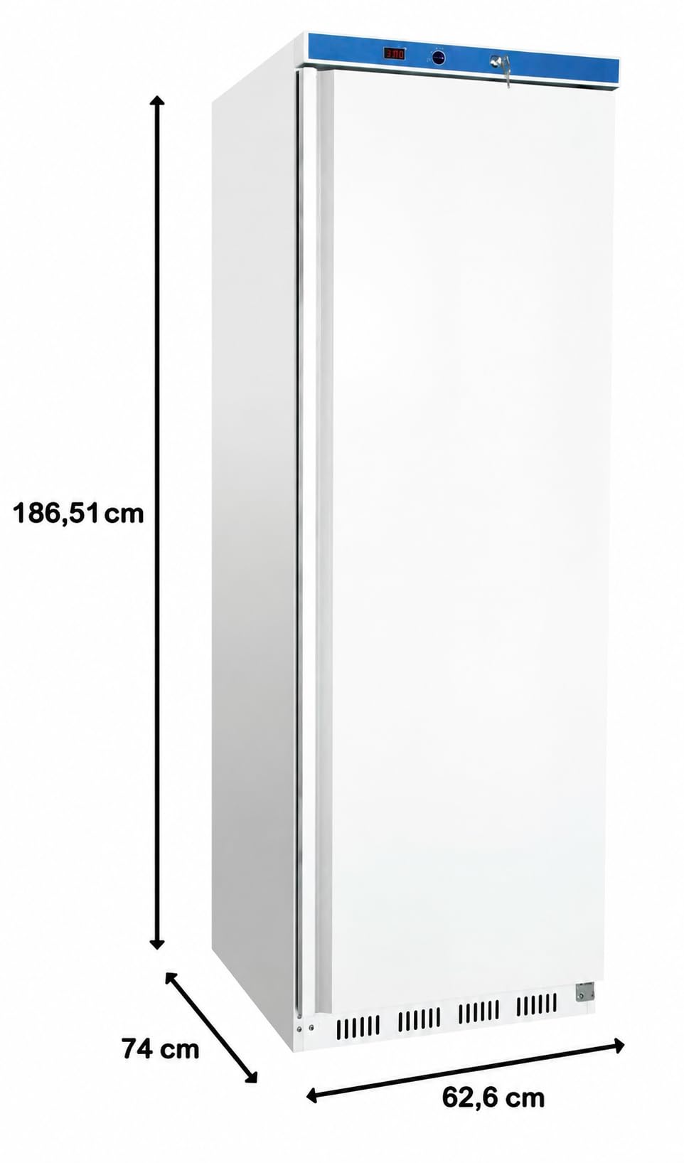MBH - Armadio frigo professionale 432 litri per la ristorazione. Armadio refrigerato positivo per bar e ristorante.