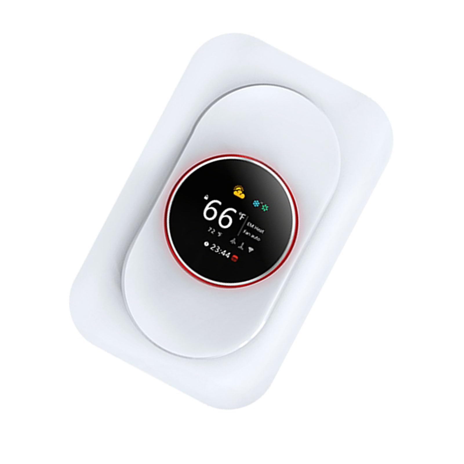 Zunate Termostato WiFi Intelligente per Pompa di Calore |Controllo Vocale Schermo LCD Modalità Automatica Riscaldamento Raffreddamento con Cavo C