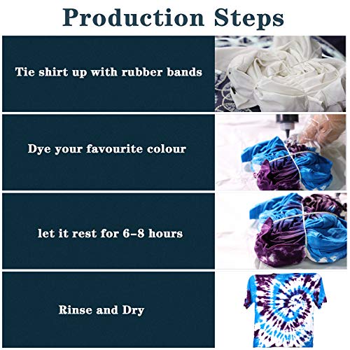 Winsons Tie Dye Kit, 8 Colours Non Toxic Permanent Fabric Dye Art Set For Kids Women For Homemade Party Creative Group Activities Diy Gift thumb #4