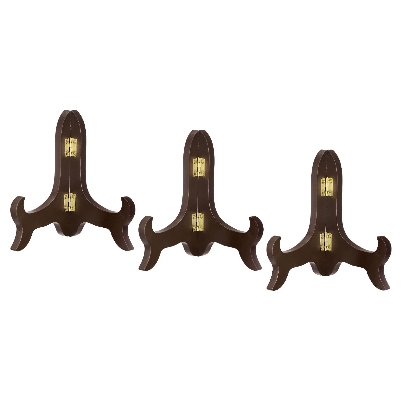 Chevalet en bois marron 12,7 cm uxcell lot de 3 support cadre photo deco table