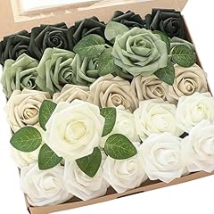 Shades of Emerald & Tawny Beige