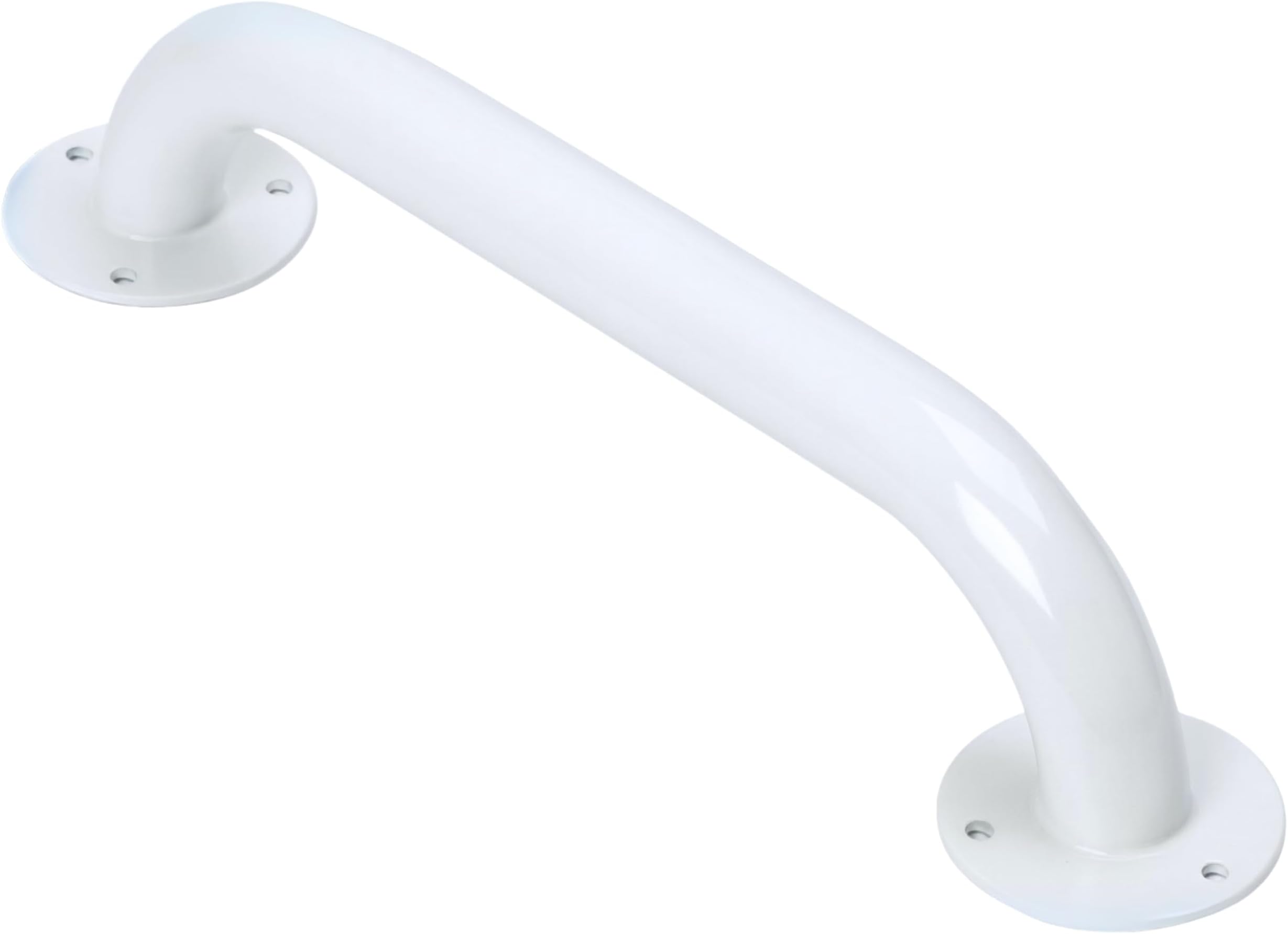 Steel Ringwood Grab Bar, Safety Rail and Mobility Aid for Bathroom and Shower, Elderly, Handicapped and Disabled User Support, Indoor and Outdoor Attachment , 12"