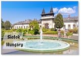 Siofok Stadt, Erholungsgebiet, Balatonsee, Ungarn, Europa, Kühlschrankmagnet