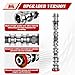 5047913AD Right Side Intake Camshaft Compatible with Dodge Durango, Chrysler, Jeep Wrangler, Grand Cherokee, Gladiator, Ram 1500 3.6L V6 Engine Replaces for 5047913AA, 5047913AB, 5047913AC