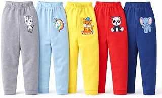 Cotton Pajama Pants for Baby Boys and Baby Girls (Unisex Kids) (Printed - Multicolor) (Pack of 5 Combo Set) Price In India