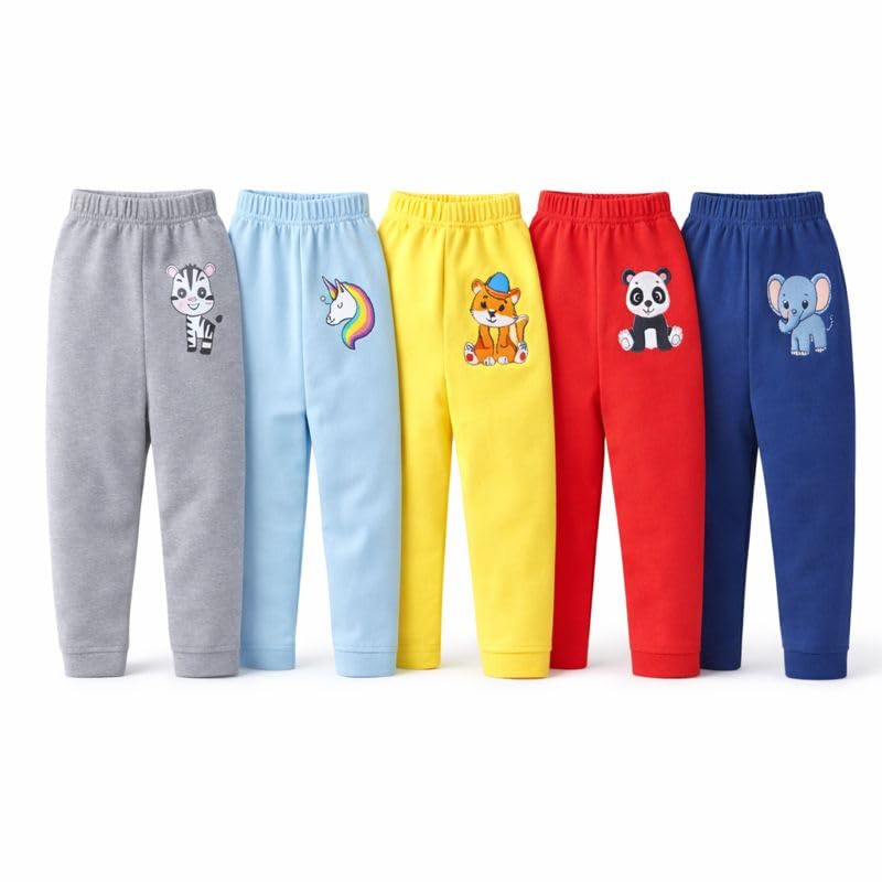 Cotton Pajama Pants for Baby Boys and Baby Girls (Unisex Kids) (Printed - Multicolor) (Pack of 5 Combo Set) - Review, Price and Buying Guide
