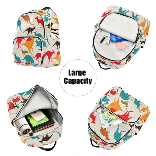 Mochila de mujer beige de 12.5 pulgadas para ordenador pequeño trabajo negocios y universidad 5