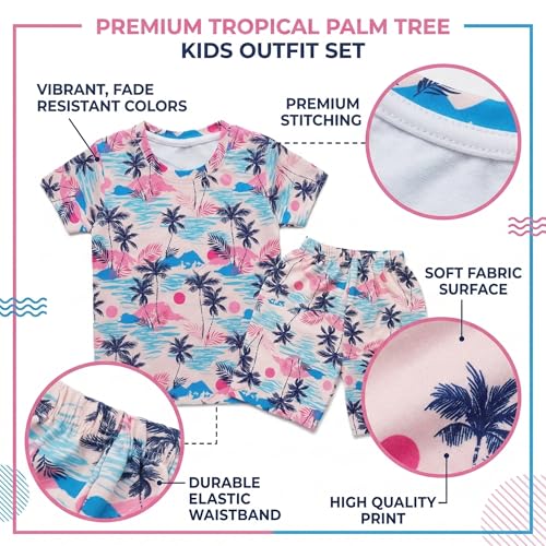 Image of Kids Dress for Boys | Round Printed Neck Half Sleeve T-shirt and Pant Clothing Set for Baby Boys