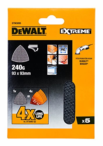 Dewalt DTM3095-QZ Schleifgitter 93x93mm K240 5Stk 6 Dewalt DTM3095-QZ Schleifgitter 93x93mm K240 5Stk 6