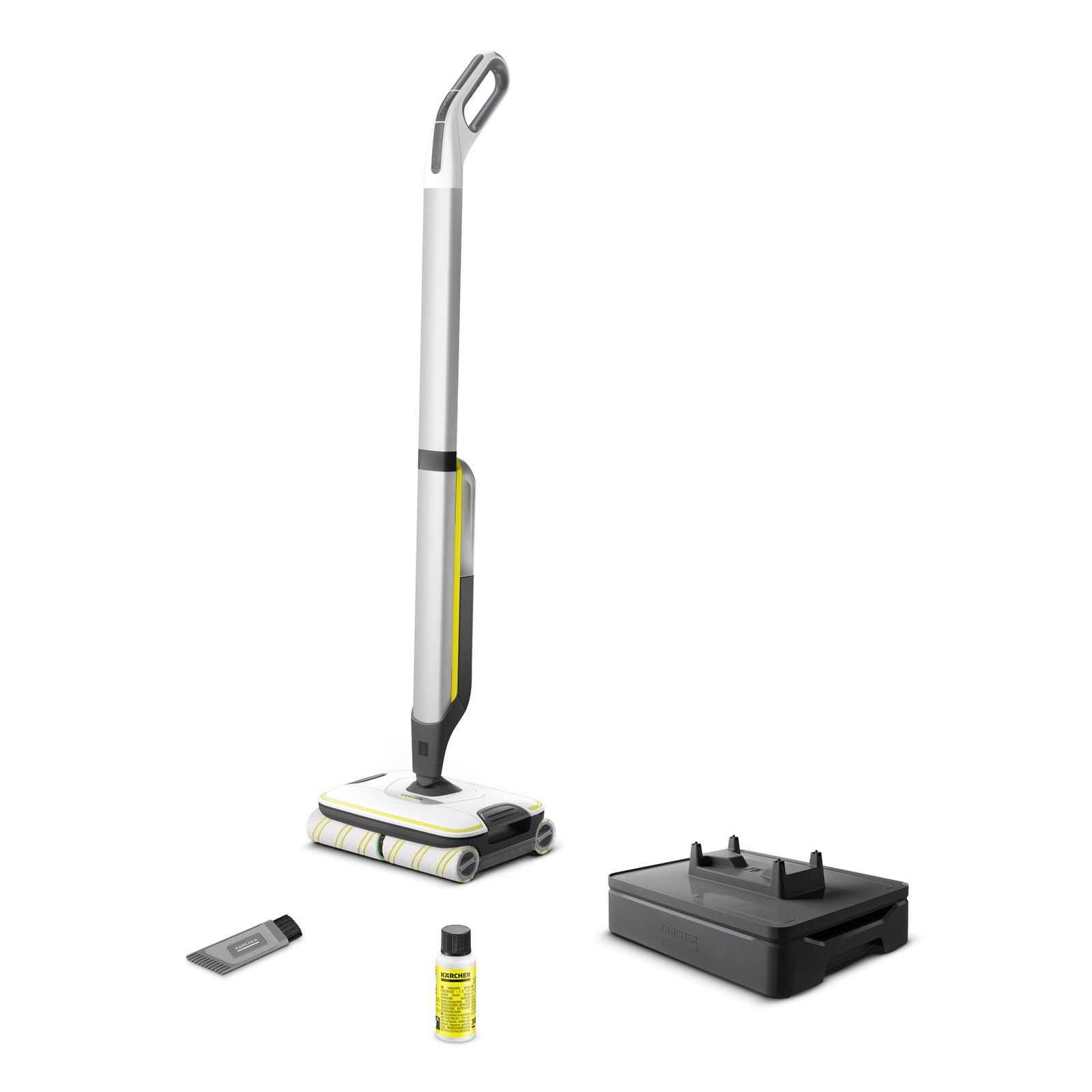 KÄRCHER Floor Cleaner FC 7 Cordless, Floor Cleaner with 4 Microfibre Rollers, Battery Runtime: approx. 45 min, Area Performance per Battery Charge: approx. 175 m²