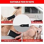 Charger for Meridian Grooming Electric Shaver Trimmer - Replacement Charging Cable for Meridian Power Cord Adapter