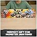 Monster Jam, All Stars 4-Pack Monster Trucks, Official Grave Digger, Megalodon, Dalmatian and El Toro Loco 1:64 Scale, Kids Toys for Boys Ages 3 and up