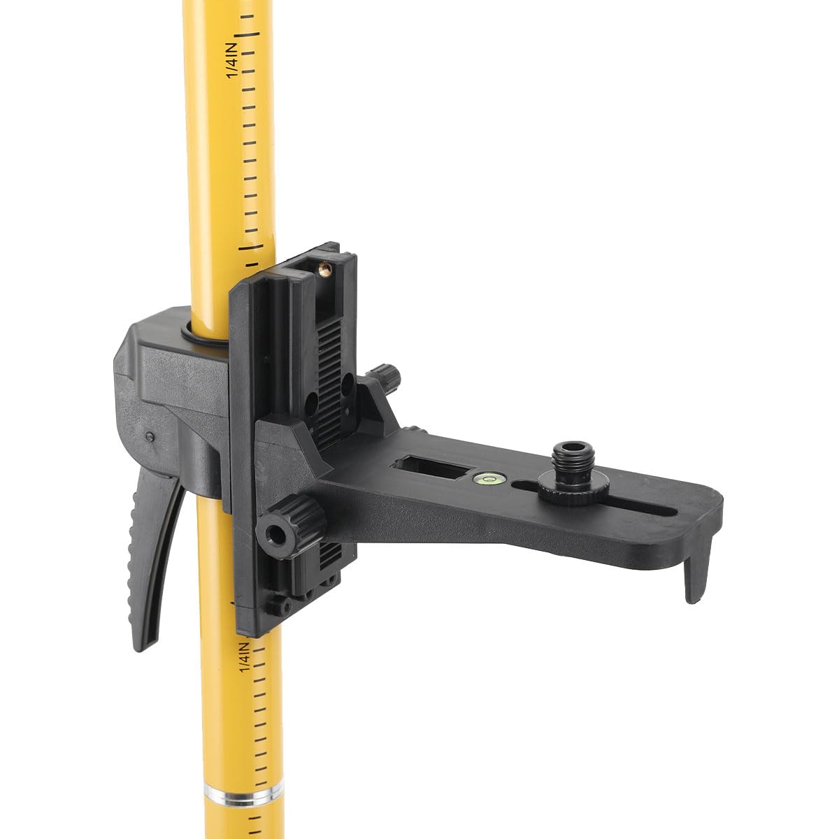 Perche télescopique 3,6m,Niveau Laser Perche Télescopique, Pôle de Montage Pour Laser Rotatif et Niveau Laser avec trépied avec Filetage Mâle 1/4-20 et Adaptateur Fileté 5/8-11